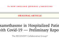 【速報】COVID-19に対するデキサメタゾンの効果