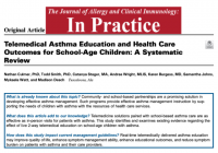学童に対する遠隔での喘息教育の効果: A Systematic Review